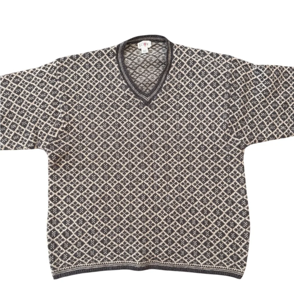 J.Crew Nordic Brown Men’s‎ Sweater Size XL